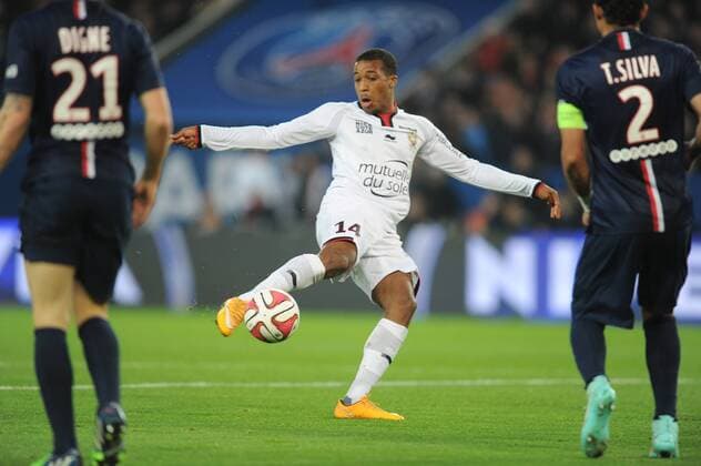 Alassane PLEA FOOTBALL : Paris SG vs Nice - Ligue 1 - 29 11 2014 FEP Panoramic 