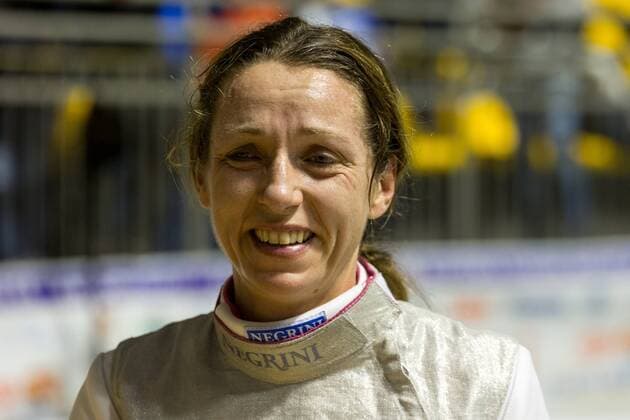 Nov. 29, 2014 - Turin, Italy - Valentina Vezzali at Fencing Grand Prix Scherma Trofeo Inalpi at Palaruffini of Turin 29-30 november 2014 Grand Prix Scherma Trofeo Inalpi in Turin  - ZUMAn230