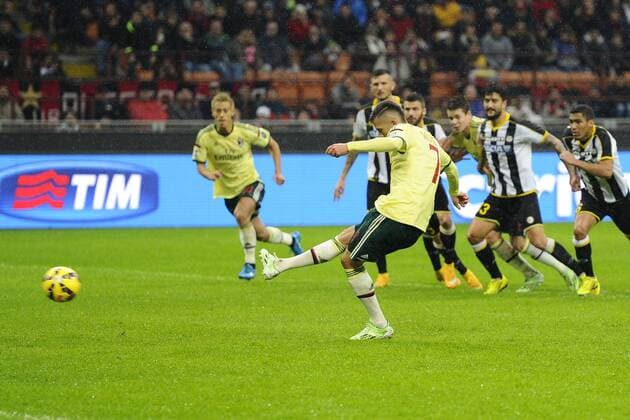 Aktuell Fußball, Italien, AC Mailand - Udinese Calcio - Jeremy Menez Milan 1-0. Celebration goal - Milano 30-11-2014 Stadio Giuseppe Meazza - Football Calcio Serie A AC Mailand vs Udinese Calcio giuseppexceleste