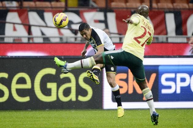 Aktuell Fußball, Italien, AC Mailand - Udinese Calcio Allan Marques Loureiro Udinese - Milano 30-11-2014 Stadio Giuseppe Meazza - Football Calcio Serie A AC Mailand vs Udinese Calcio giuseppexceleste