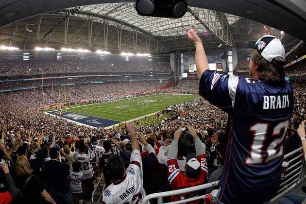 Feb. 3, 2008 - New York Giants and New England Patriots take the field at Super Bowl XLII at University of Phoenix Stadium in Glendale, Arizona, on Sunday, February 3, 2008, where the New England Patriots are trying to be the second undefeated team in NFL American Football Herren USA history. (Terry Gilliam MCT) News Archive - Feb. 3, 2008 - ZUMAm67_