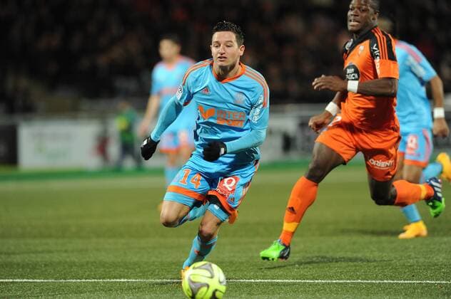 FLORIAN THAUVIN FOOTBALL : Lorient vs Marseille - Ligue 1 - 02 12 2014 N.LeGouic FEP Panoramic 