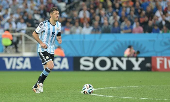 World Cup semi final Argentina vs Holland Sao Paulo Brazil 9th July 2014 World Cup semi final Argentina vs Holland Martin Demichalis. 