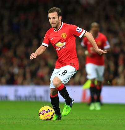 Juan Mata of Manchester United ManU - Manchester United vs. Stoke City - Barclay s Premier League - Old Trafford - Manchester - 02 12 2014 Pic Philip Oldham Sportimage EDITORIAL USE ONLY. No use with unauthorised audio, video, data, fixture lists, club league logos or live services. Online in-match use limited to 120 images, no video emulation. No use in betting, games or single club league player publications.