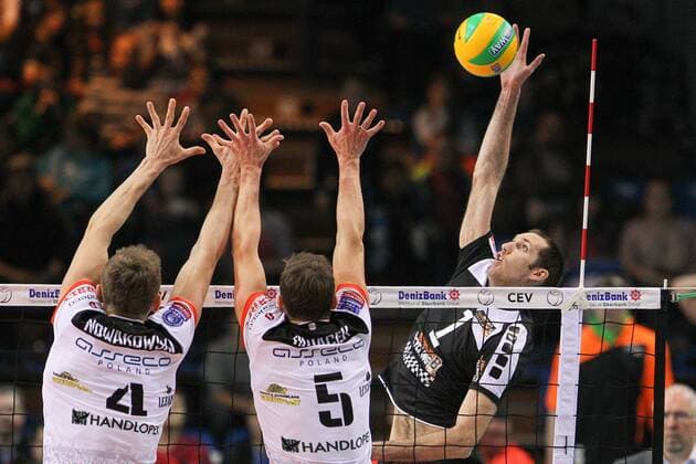 04.12.2014, Rzeszow - CEV Champions League 2014 2015 - Asseco Resovia Rzeszow vs Berlin Recycling Volleys - SCOTT TOUZINSKY -  20141204FNMG048