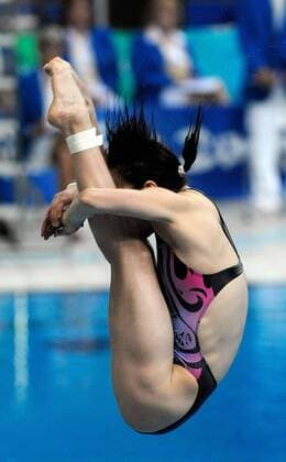 Aug. 17, 2008 - China s Minxia Wu competes in the Women s 3-Meter Diving competition Sunday, August 17, 2008 in the Games of the the XXIX Olympiad in Beijing, China. Wu won the Bronze Medal in the event. (Harry E. Walker MCT) News Archive - Aug. 17, 2008 - ZUMAm67_