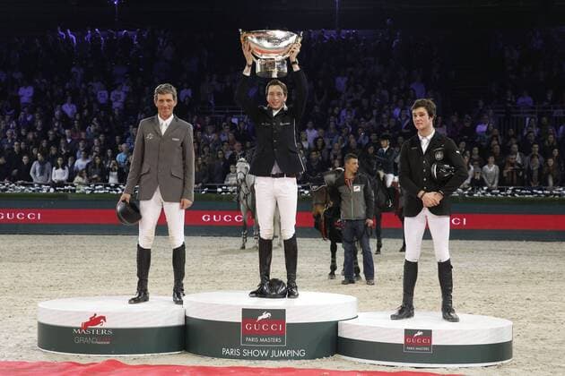 Ludger Beerbaum (ALL) Martin Fuchs ( SUI ) Constant Van Paesschen (BEL) - Grand Prix Gucci Masters 2014 - 07 12 2014 GwendolineLeGoff 