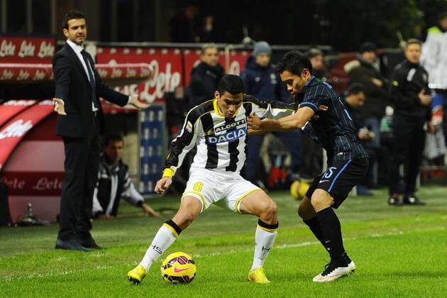 Allan Udinese, Yuto Nagatomo Inter Milano 07-12-2014 Stadio Giuseppe Meazza - Football Calcio Serie A Inter Mailand vs Udinese Calcio giuseppexceleste
