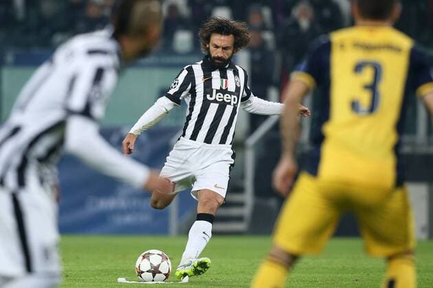 Andrea Pirlo Juventus, Champions League, Juventus Turin - Atletico Madrid marcoxbertorello