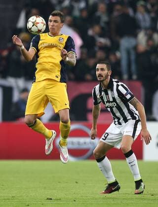 Leonardo Bonucci Juventus, Mario Mandzukic Atletico Madrid, Champions League, Juventus Turin - Atletico Madrid marcoxbertorello