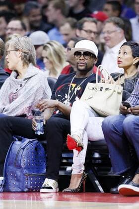 Floyd Mayweather, Jr. CELEBRITES : Los Angeles Clippers - Los Angeles - 08 12 2014 Panoramic PanoramicUSA 