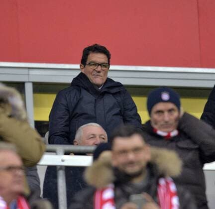 10.12.2014, Fussball Champions League 2014 2015, Vorrunde, 6.Spieltag, FC Bayern München - ZSKA Moskau, in der Allianzarena München. Der Russische Nationaltrainer Fabio Capello (ITA) auf der Tribüne als Zuschauer. 