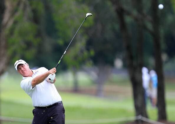 11.12.2014. Royal Pines, Queensland. Australia. BOO WEEKLEY (USA) from the Australian PGA Golf Herren Championship being played at the Royal Pines Resort on Queenslands Gold Coast. xSMPxIMAGESx  ActionPlus11582375