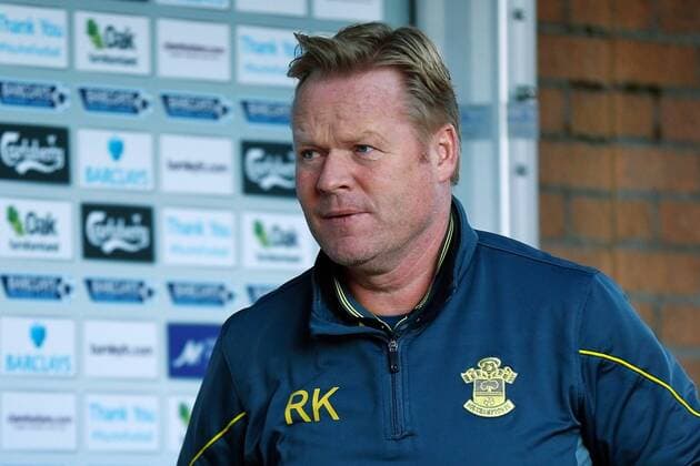 13.12.2014. Burnley, England. Premier League. FC Burnley versus FC Southampton. Southampton Manager Ronald Koeman arrives at Turf Moor xPaulxKeevilx  ActionPlus11582550