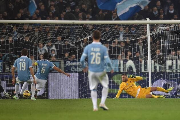 Stefano Mauri Lazio Goal celebration Roma 13-12-2014 Stadio Olimpico, Football Champions Serie A Lazio Rom vs Atalanta Bergamo andreaxstaccioli