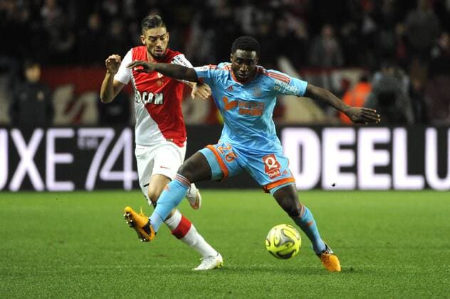 Aktuell Fußball, Frankreich, Ligue 1, AS Monaco - Olympique Marseille Yannick FERREIRA CARRASCO - Brice DJADJEDJE FOOTBALL : Monaco vs Marseille - Ligue 1 - 14 12 2014 FEP Panoramic 
