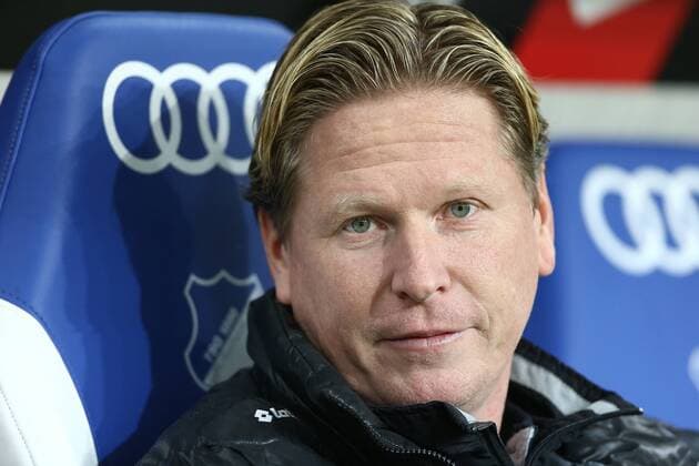Markus Gisdol (Trainer TSG 1899 Hoffenheim), Portrait, Emotionen TSG 1899 Hoffenheim vs Bayer 04 Leverkusen, Fussball, 1. Bundesliga, 17.12.2014 , EP_ANS