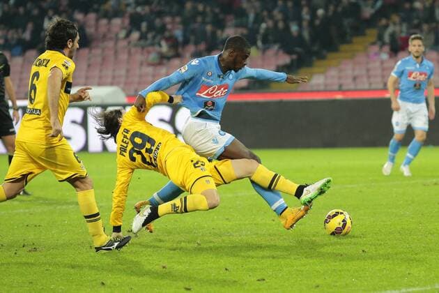 Gol di Duvan Esteban Zapata Napoli, goal celebration Napoli 18-12-2014 Stadio San Paolo Football Calcio Serie A SSC Neapel vs FC Parma cesarexpurini
