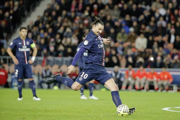 ZLATAN IBRAHIMOVIC (PSG) FOOTBALL : Paris st Germain vs Montpellier - Ligue 1 - 20 12 2014 StephaneAllaman Panoramic 