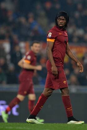 Gervinho Roma. Roma 20-12-2014 Stadio Olimpico. Football Calcio 2014 2015 Serie A. AS Rom vs AC Mailand AntoniettaxBaldassarre