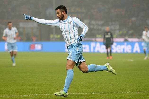 Mailand, 21.12.2014 - Serie A 2014 2015 - Inter Mailand vs Lazio Rom - Felipe Anderson 