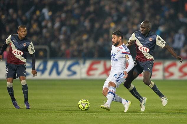 Aktuell Fußball, Frankreich, Ligue 1, Girondins Bordeaux - Olympique Lyon Nabil Fekir (lyo) FOOTBALL : Bordeaux vs Lyon - Ligue 1 - 21 12 2014 AnthonyBIBARD FEP Panoramic 