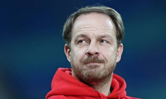 22.12.2014, Fussball 2.Bundesliga 2014 2015, 19.Spieltag, RB Leipzig - TSV 1860 München, in der Red Bull Arena Leipzig, Trainer Alexander Zorniger (RB Leipzig) 