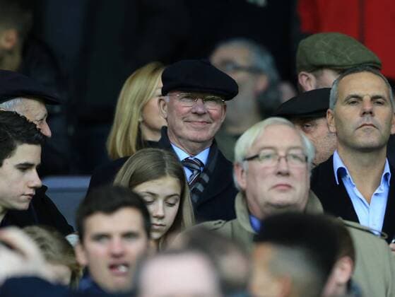 Manchester United ManU s Sir Alex Ferguson looks on Barclays Premier League - Manchester United vs Newcastle United - Old Trafford - England - 26th December 2014 - Picture David Klein Sportimage EDITORIAL USE ONLY. No use with unauthorised audio, video, data, fixture lists, club league logos or live services. Online in-match use limited to 120 images, no video emulation. No use in betting, games or single club league player publications.