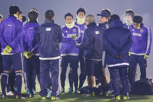 Japan team group (JPN), DECEMBER 29, 2014 - Football Soccer : Japan national team Nationalteam Official Training Session in Akitsu Soccer Stadium, Chiba, Japan. Noxthirdxpartyxsales  (ipha007730)