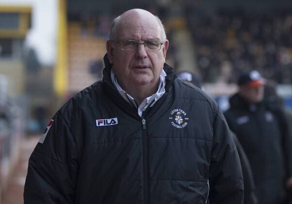 03.01.2015. Cambridge, England. FA Cup 3rd Round. Cambridge versus Luton. Luton Town manager John Still makes his way to the dugout before the game. xNigelxCookex  ActionPlus11586393