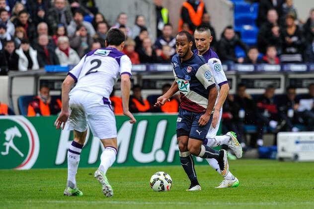 Thomas Toure (gir) FOOTBALL : Bordeaux vs Toulouse - 32eme de Finale Coupe de France - 04 01 2015 ThierryBreton Panoramic 