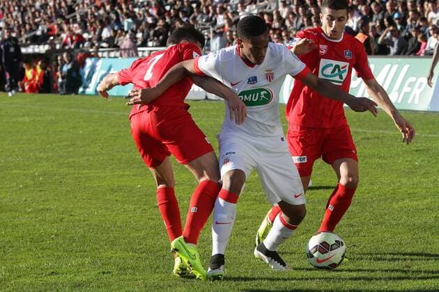 MARTIAL FOOTBALL : Nimes vs Monaco - Coupe de France - 04 01 2015 AlexandreDimou Panoramic 