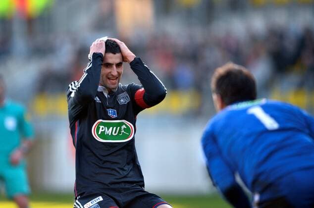 Maxime Gonalons (ol) FOOTBALL : Lens vs Lyon - Coupe de France - 32eme - 04 01 2015 AnthonyBIBARD FEP Panoramic 