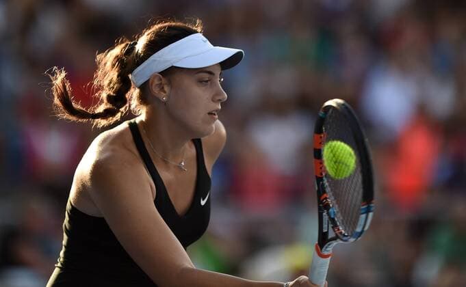 05.01.2015. Auckland, New Zealand. ASB Classic WTA Tennis Damen International. Croatia s Ana Konjuh in action during her first round singles match on Day 1 at the ASB Classic WTA International. xAndrewxCornagax xwwnzx  ActionPlus11587143