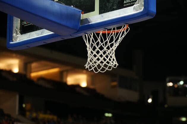 Basketball: Euroleague 2014 2015, Berlin, 02.01.2014 Alba Berlin vs FC Barcelona (Barca) - basket, illustration, Korb, Basketballkorb,
