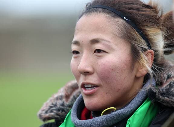 Trainingsauftakt des Frauenfussballbundesligisten VfL Wolfsburg mit Neuzugang Yuki Ogimi
