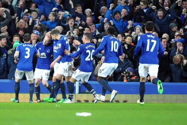 Aktuell FuÃŸball, England, Premier League, FC Everton - Manchester City 10.01.2015. Liverpool, England. Barclays Premier League. Everton versus Manchester City. England under 21 manager Gareth Southgate attends the game xPaulxKeevilx  ActionPlus11588309