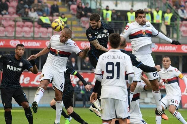 Milano 11 01 2015 - Serie A Inter Mailand vs. Genoa CFC: Mauro Icardi 