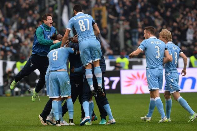 Roma 11 01 2015 - Serie A AS Roma vs. Lazio Roma: Felipe Anderson 