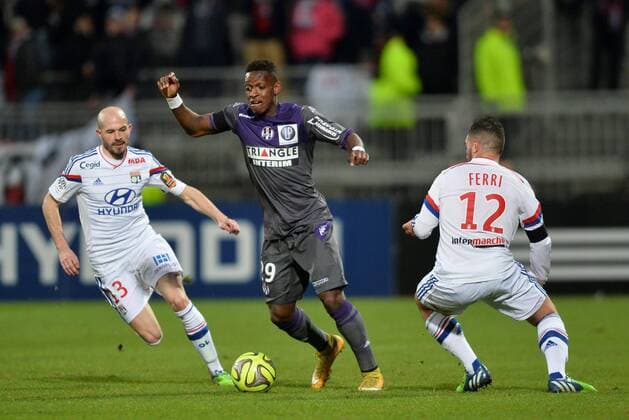 Jacques Moubandje (tou) FOOTBALL : Lyon vs Toulouse - Ligue 1 - 11 01 2015 AnthonyBIBARD FEP Panoramic 
