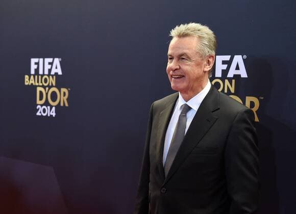 Fussball International FIFA Ballon d Or 2014 in Zuerich 12.01.2015 Ottmar HITZFELD (Deutschland) auf dem Roten Teppich. 