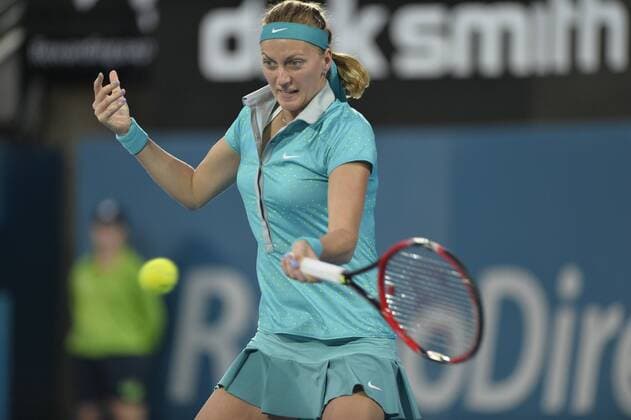 14.01.2015. Sydney, Australia. Apia Tennis International. Petra Kvitova (CZE)in action xNigelxOwenx  ActionPlus11589152
