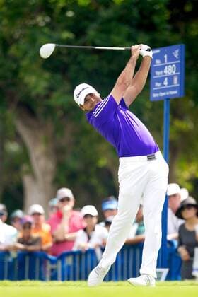 January 16, 2015 - Honolulu, Hawaii: Jason Day hits his drive on the first hole during the second round of the Sony Open at Waialae Country Club in Honolulu, Hawaii. PGA Golf Herren Golf: Sony Open JAN16 - ZUMAc04_
