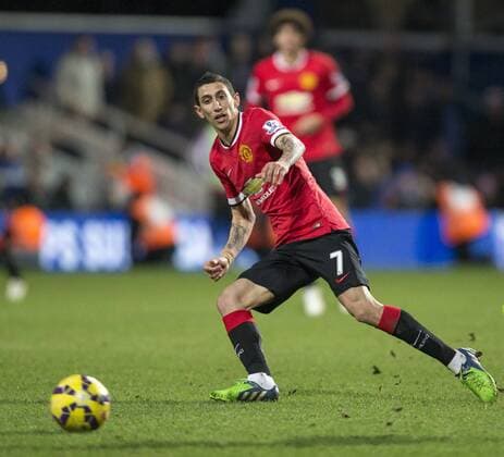 17.01.2015. London, England. Barclays Premier League. Queens Park Rangers versus Manchester United ManU Manchester United s & xc1;ngel Di Maria. xNigelxCookex  ActionPlus11590054