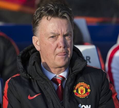 17.01.2015. London, England. Barclays Premier League. Queens Park Rangers versus Manchester United ManU Louis van Gaal, the Manchester United manager. xNigelxCookex  ActionPlus11590067