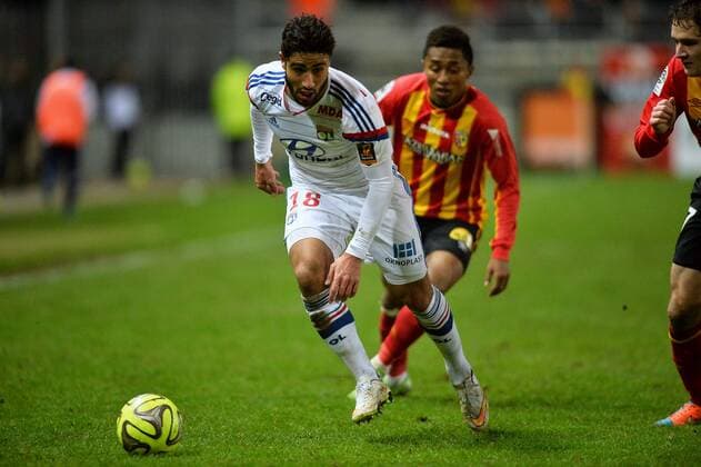Nabil Fekir (ol) FOOTBALL : Lens vs Lyon - Ligue 1 - 17 01 2015 AnthonyBIBARD FEP Panoramic 