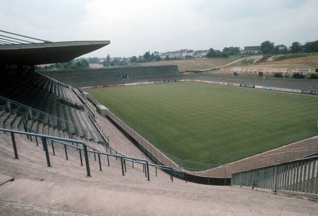 Fußball, Stadiongeschichte Borussia Neunkirchen Ellenfeldstadion Neunkirchen, Heimspielstätte von Borussia Neunkirchen
