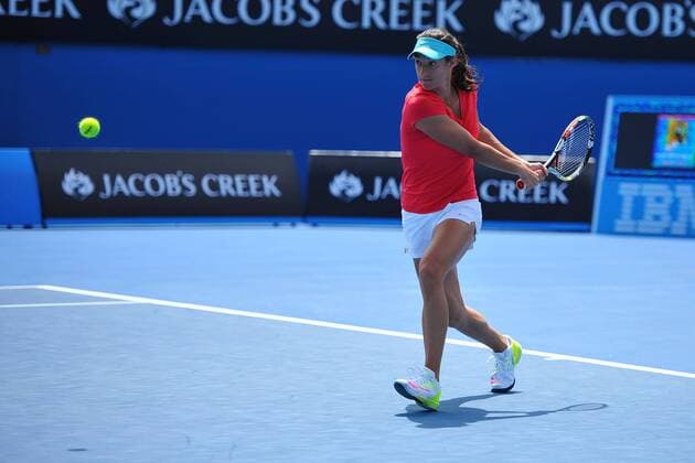 Caroline Garcia (FRA) TENNIS : Open d Australie - Melbourne - 18 01 2015 TennisMagazine Panoramlc 