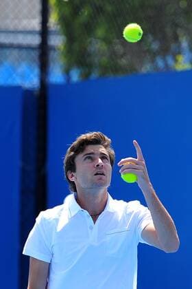 Gilles Simon (FRA) TENNIS : Open d Australie - Melbourne - 18 01 2015 TennisMagazine Panoramlc 