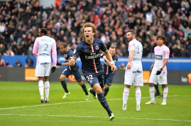 But David Luiz (psg) FOOTBALL : Paris St Germain (PSG) vs Evian Thonon Gaillard - Ligue 1 - 18 01 2015 AnthonyBIBARDFEP 
